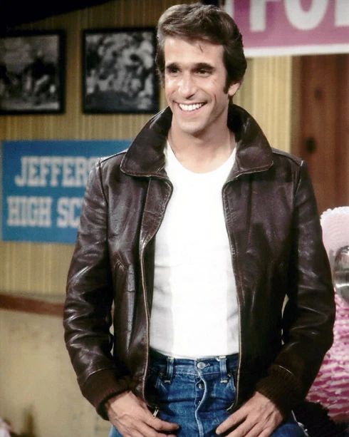 1974 Happy Days Glossy Keychain Henry Winkler Fonzie 'The Fonz' Print