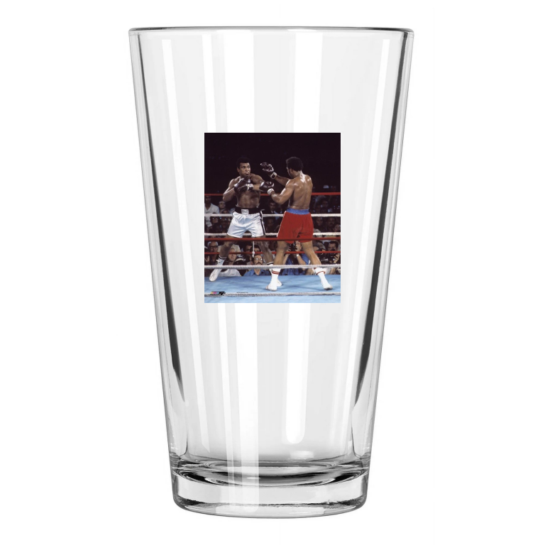1974 Muhammad Ali Vs George Foreman Rumble In The Jungle Pint Beer Glass