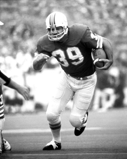 1974 Miami Dolphins Larry Csonka Glossy Photo Nfl Football Print Hof 87