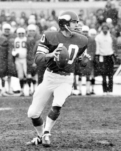 1974 Minnesota Vikings Fran Tarkenton Glossy Keychain Nfl Football Print