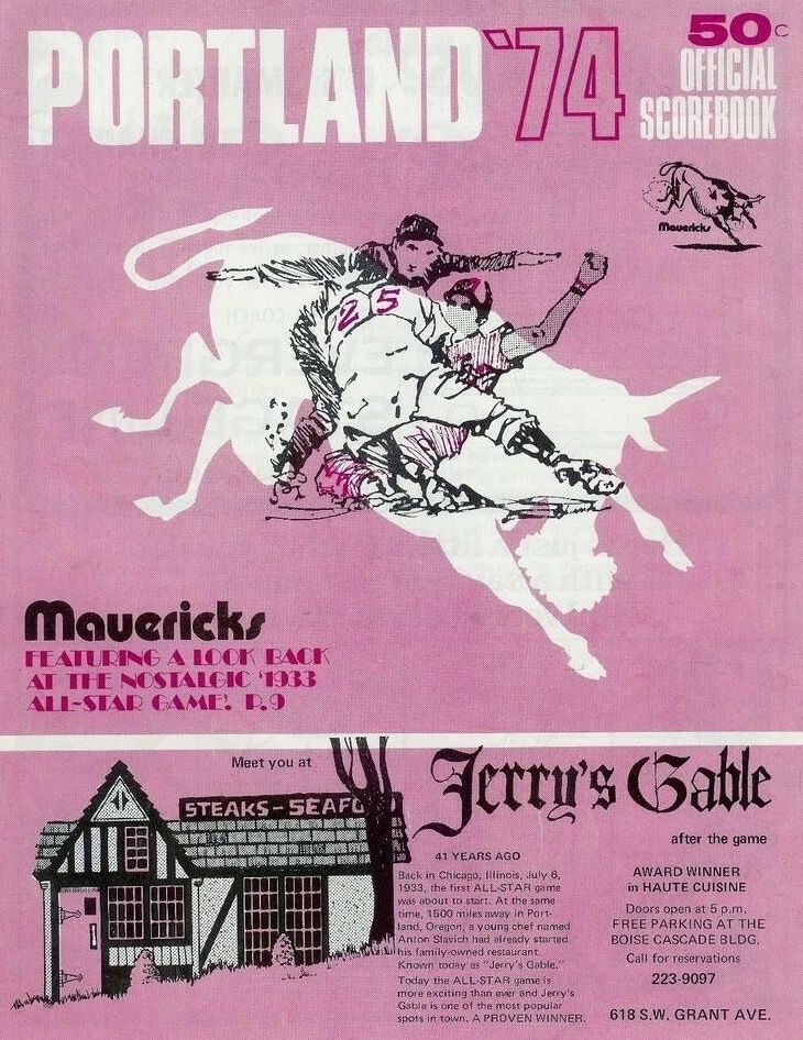 1974 Portland Mavericks Photo Baseball Picture Pcl 300 Piece Jigsaw Puzzle