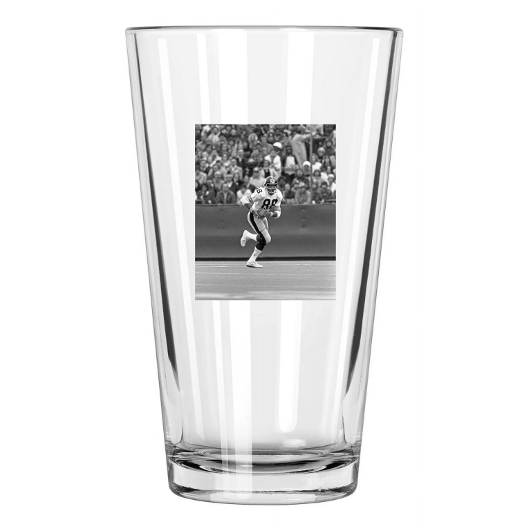 1974 Pittsburgh Steelers Lynn Swann Photo Nfl Football Pint Beer Drinking Glass