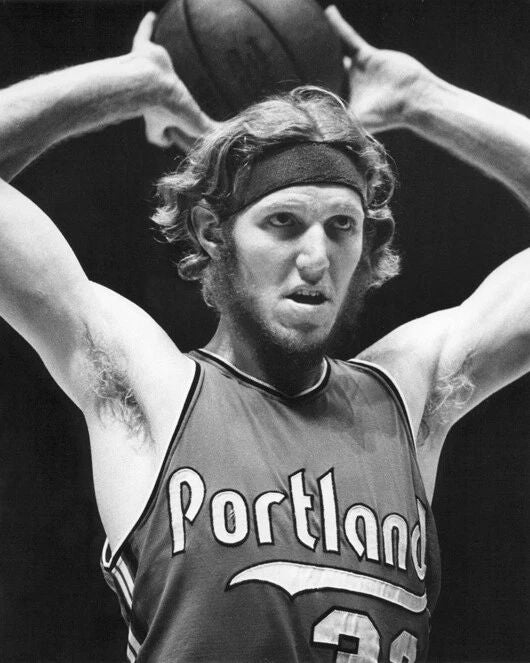 1974 Portland Trail Blazers Bill Walton Glossy Keychain Keychain Hof 93