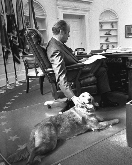 1974 Us President Gerald R Ford Glossy Keychain Historical Portrait Print