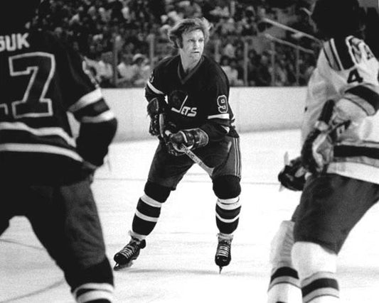 1974 Winnipeg Jets Bobby Hull Glossy Keychain Wha Hockey Print Picture