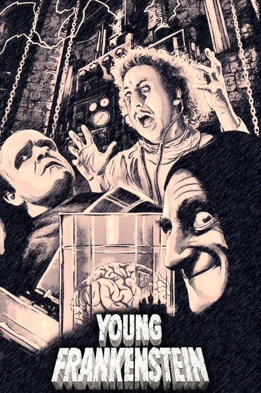 1974 Young Frankenstein Movie Keychain Mel Brooks Gene Wilder Igor