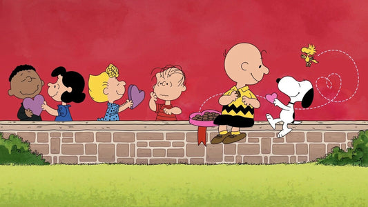 1975 Be My Valentine Charlie Brown Movie Poster Peanuts Linus Snoopy