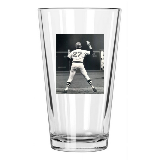 1975 Boston Red Sox Carlton Fisk 'World Series Game 6' 2 Pint Beer Glass