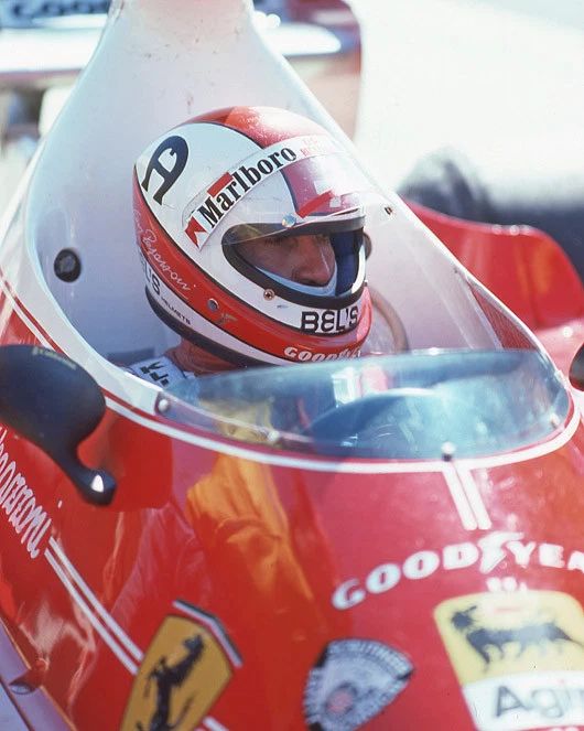 1975 Driver Clay Regazzoni Glossy Magnet Formula 1 U.S. Grand Prix Magnet
