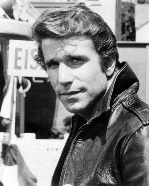 1975 Happy Days Henry Winkler Fonzie Glossy Photo 'The Fonz' Print Poster
