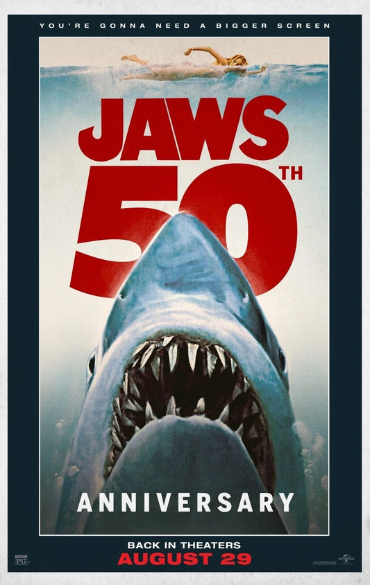 1975 Jaws 50Th Movie Magnet Martin Brody Quint Great White Shark
