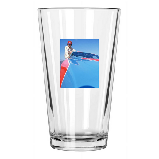 1975 Legend Driver Richard Petty Stp Plymouth Roadrunner Pint Beer Glass