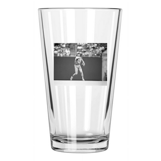 1975 Milwaukee Brewers Robin Yount Baseball Hof 99 Pint Beer Drinking Glass