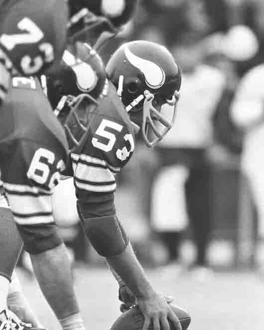 1975 Minnesota Vikings Mick Tingelhoff Glossy Magnet Super Bowl Ix Magnet