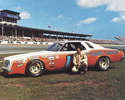 1975 Nascar Racing Darrell Waltrip Glossy Photo Winston Cup Print