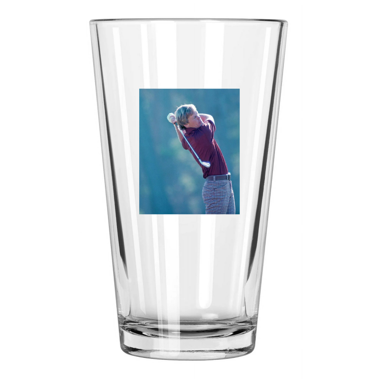 1975 Pga Golfer Johnny Miller Photo Golf Us Masters Pint Beer Drinking Glass