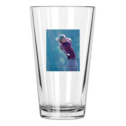 1975 Pga Golfer Johnny Miller Photo Golf Us Masters Pint Beer Drinking Glass