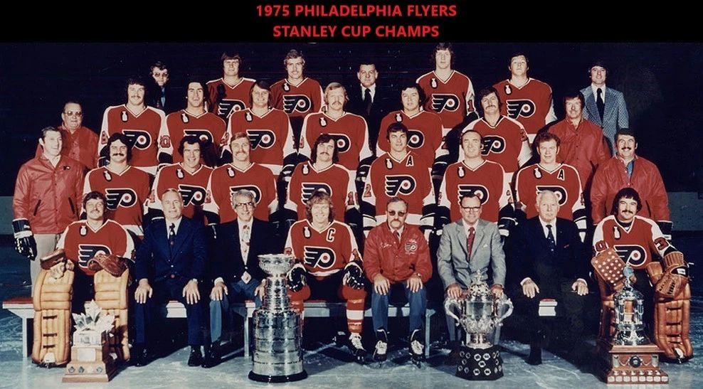 1975 Philadelphia Flyers Photo Hockey Picture Team Nhl Wide Border