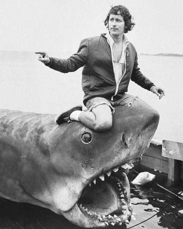 1975 Steven Spielberg Glossy Magnet Thriller Film Jaws Print
