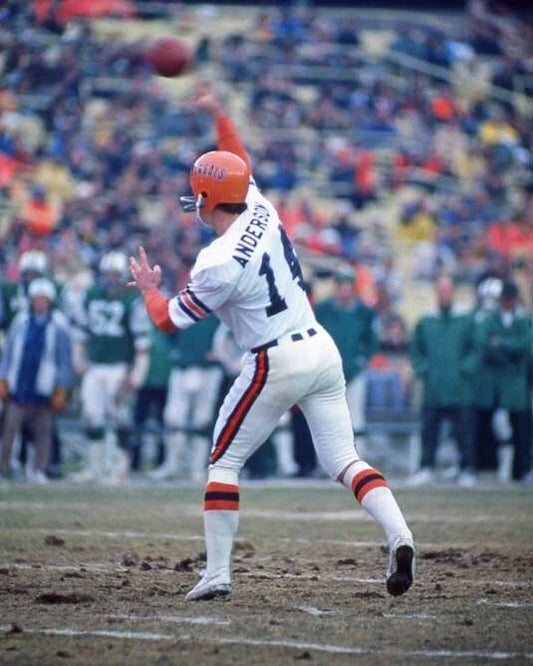 1976 Cincinnati Bengals Ken Anderson Keychain Football Print Glossy Keychain