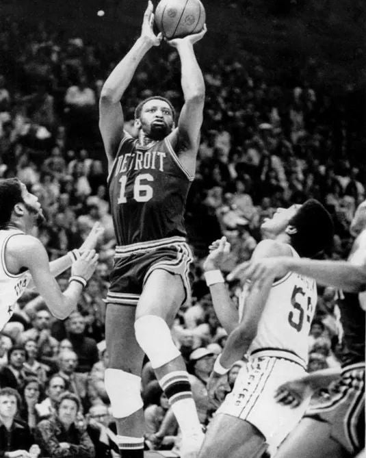 1976 Detroit Pistons Bob Lanier Glossy Photo Basketball Print Poster Hof 92