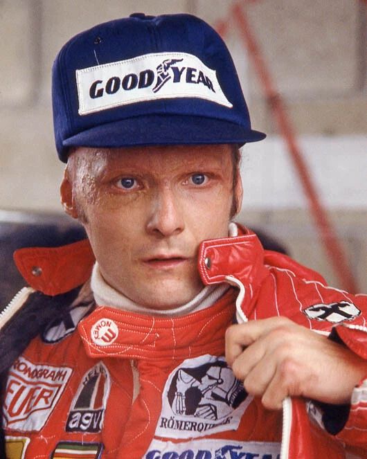 1976 Driver Niki Lauda Glossy Keychain U.S. Grand Prix East Keychain Ferrari