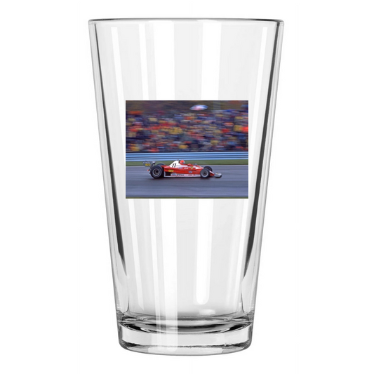 1976 Ferrari Driver Niki Lauda U.S. Grand Prix East Pint Beer Drinking Glass
