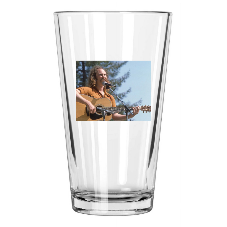 1976 Folk Rock David Crosby Photo Stills Nash And Young Pint Beer Drinking Glass