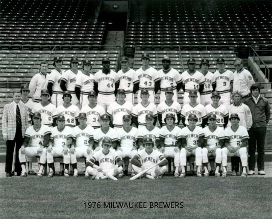1976 Milwaukee Brewers Team Magnet Mlb Baseball Picture
