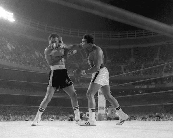 1976 Muhammad Ali Vs Ken Norton Glossy Keychain Heavyweight Fight Keychain