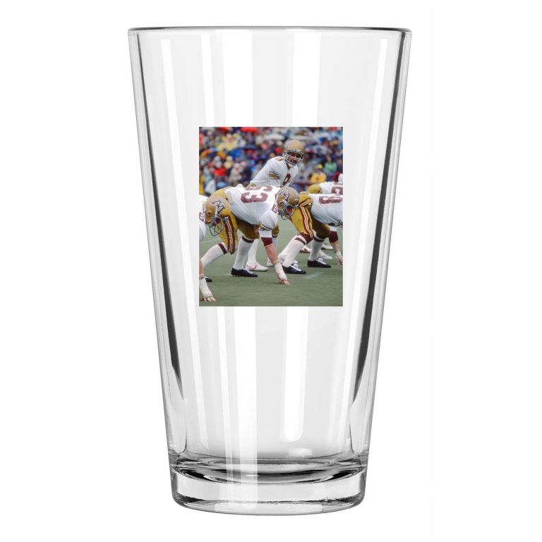 1976 Minnesota Gophers Tony Dungy Vs Michigan College Pint Beer Drinking Glass