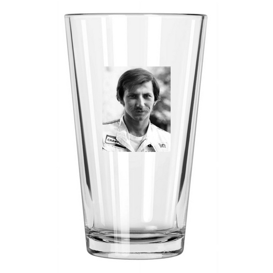 1976 Nascar Driver Dale Earnhardt Photo Winston Cup Pint Beer Drinking Glass