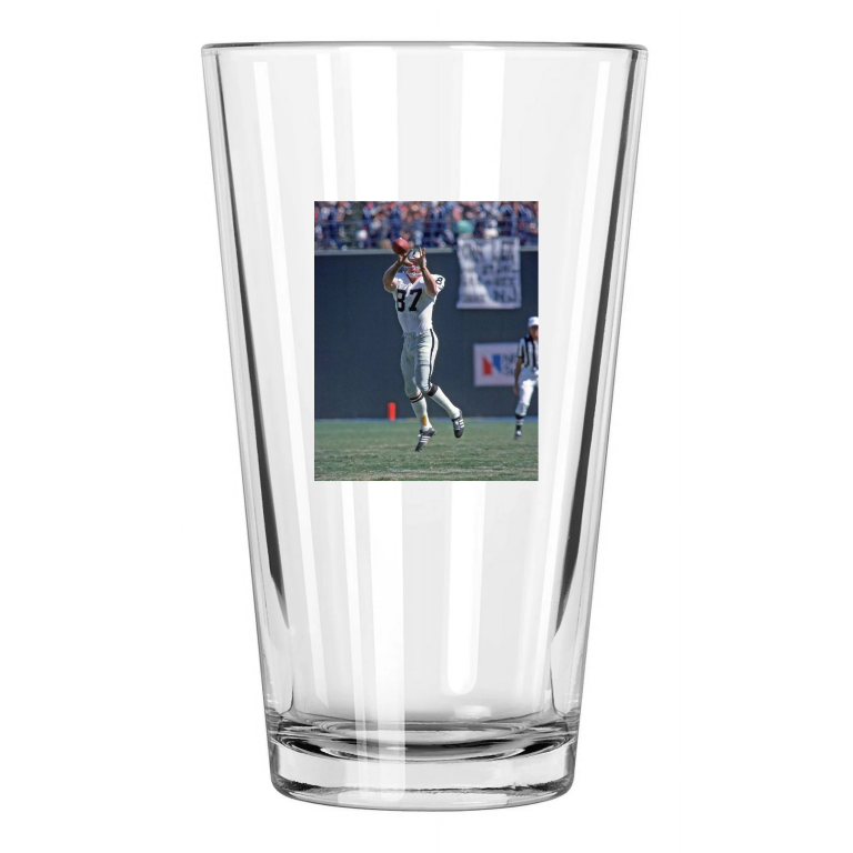 1976 Oakland Raiders Dave Casper Photo Football Hof 02 Pint Beer Drinking Glass