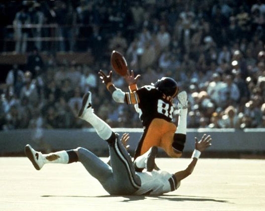 1976 Pittsburgh Steelers Lynn Swann Super Bowl X Magnet Diving Catch Print