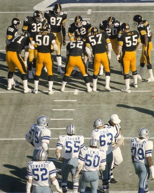 1976 Pittsburgh Steelers Vs Dallas Cowboys Magnet Super Bowl Terry Bradshaw