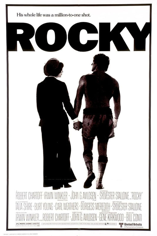 1976 Rocky Movie Poster Print Rocky Balboa Italian Stallion Apollo Creed