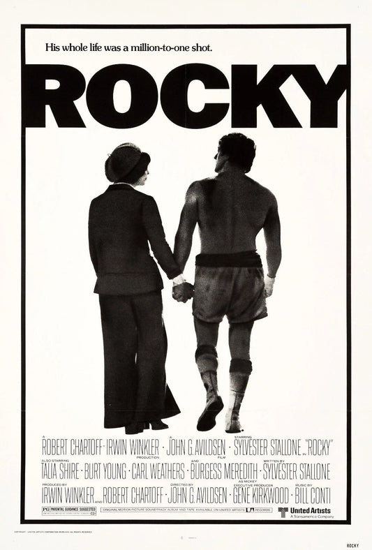 1976 Rocky Movie Keychain Rocky Balboa Italian Stallion Apollo Creed