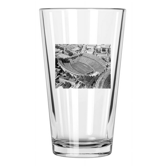 1976 Sanford Stadium Photo Field Georgia Bulldogs Pint Beer Drinking Glass