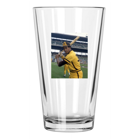 1976 San Diego Padres Dave Winfield Photo Baseball Pint Beer Drinking Glass