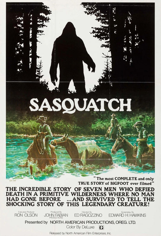1976 Sasquatch The Legend Of Bigfoot Movie Poster 300 Piece Jigsaw Puzzle