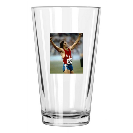 1976 Summer Olympics Bruce Jenner Photo Montreal Usa 1 Pint Beer Drinking Glass