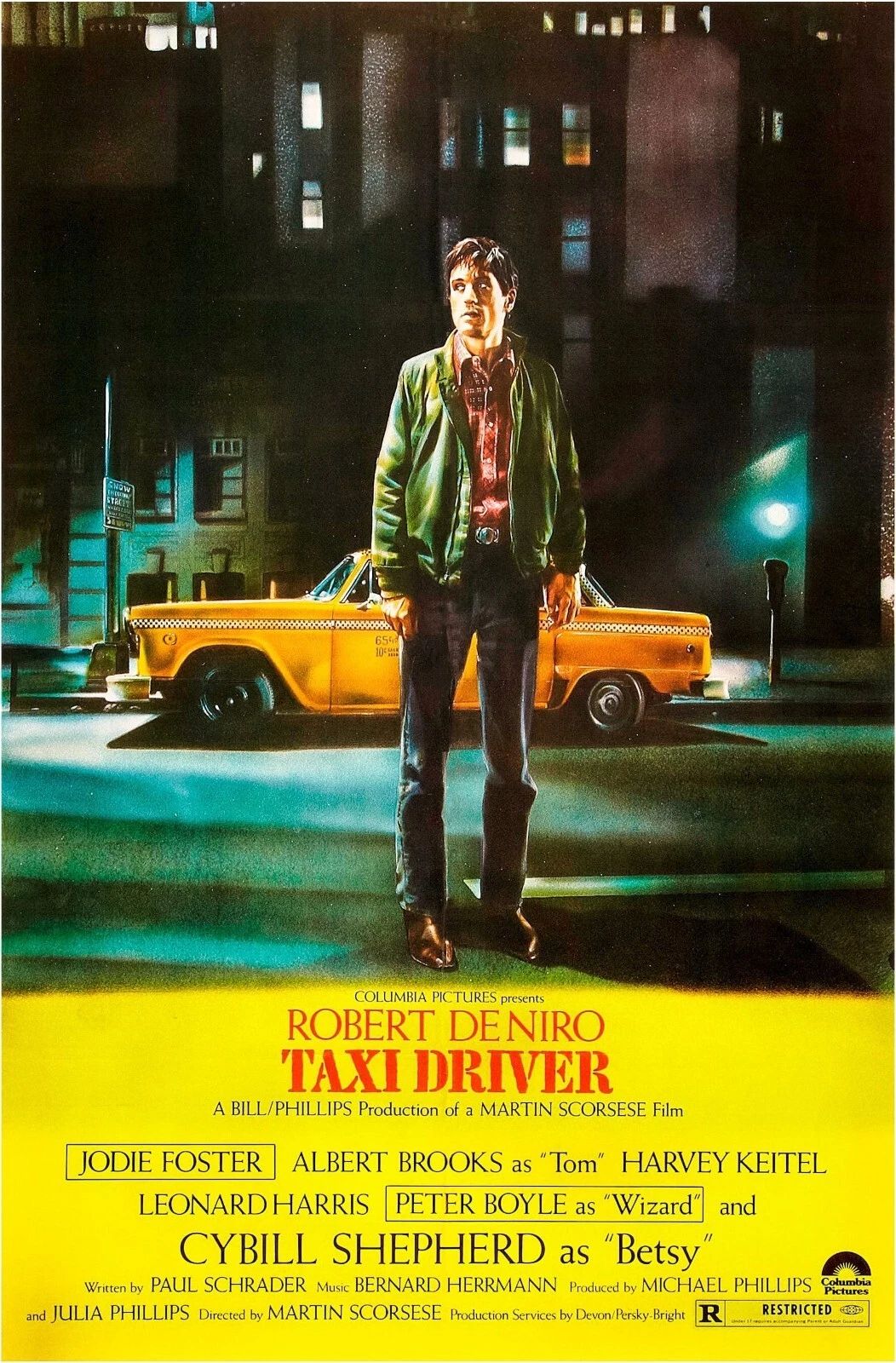 1976 Taxi Driver Movie Magnet Robert Deniro Travis Bickle Jodie Foster
