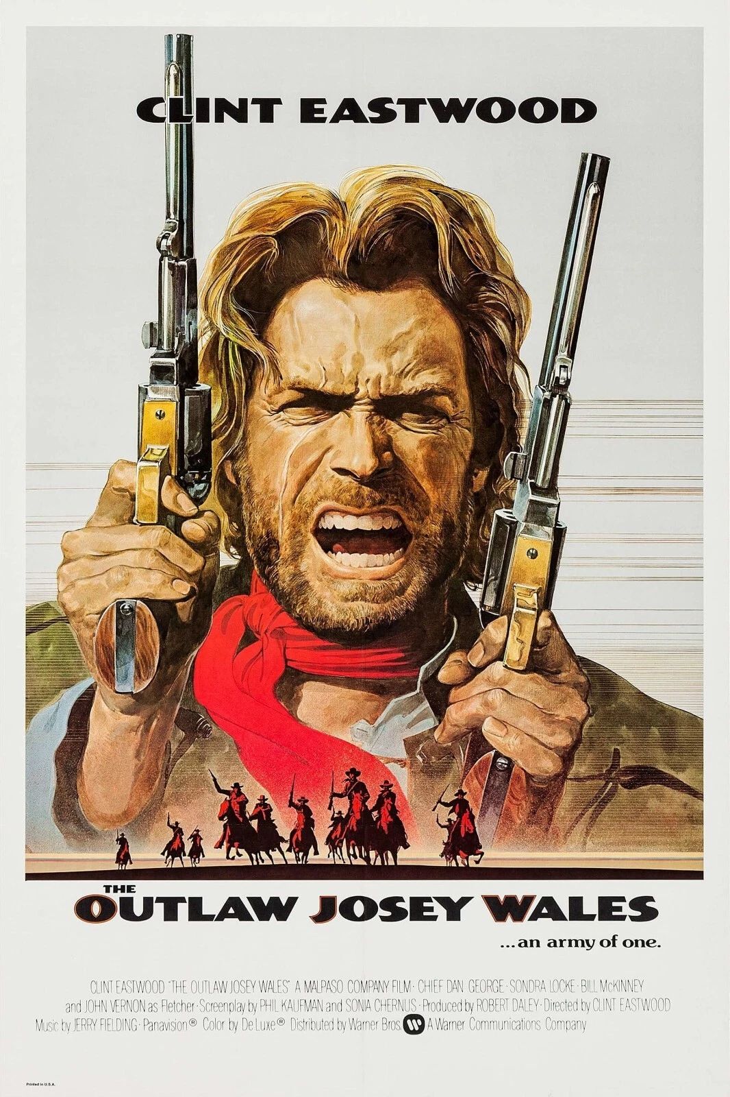 1976 The Outlaw Josey Wales Movie Poster Clint Eastwood Western