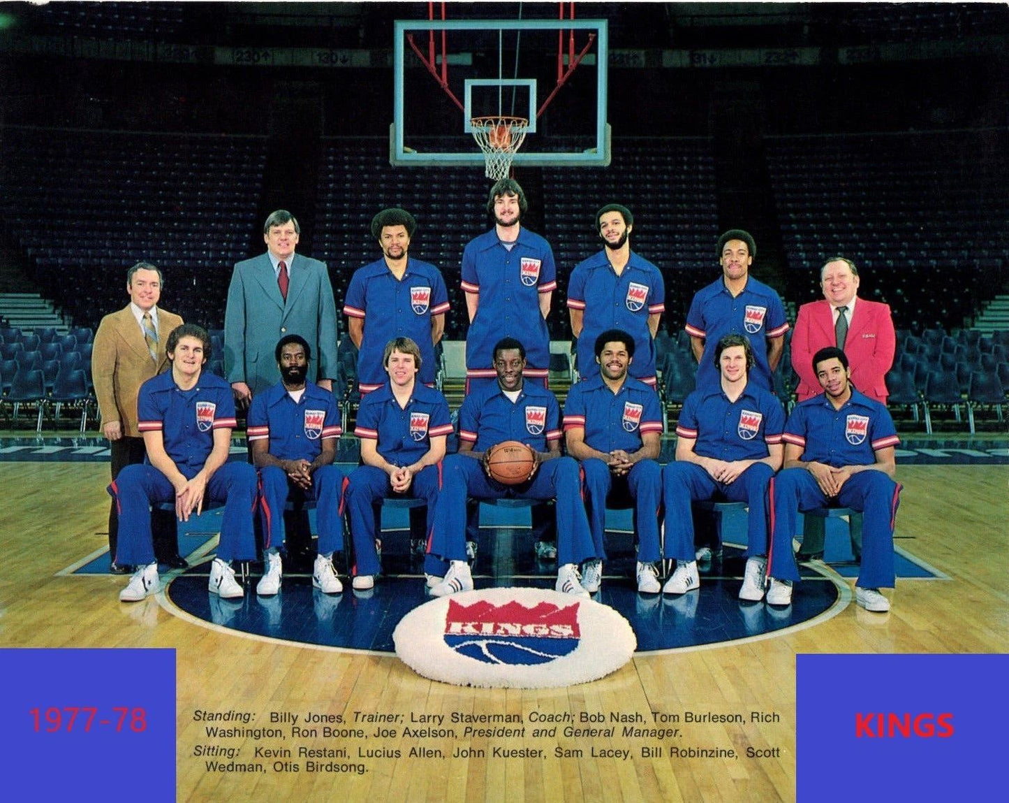 78 Kansas City Omaha Kings Team Magnet Basketball Picture Nba