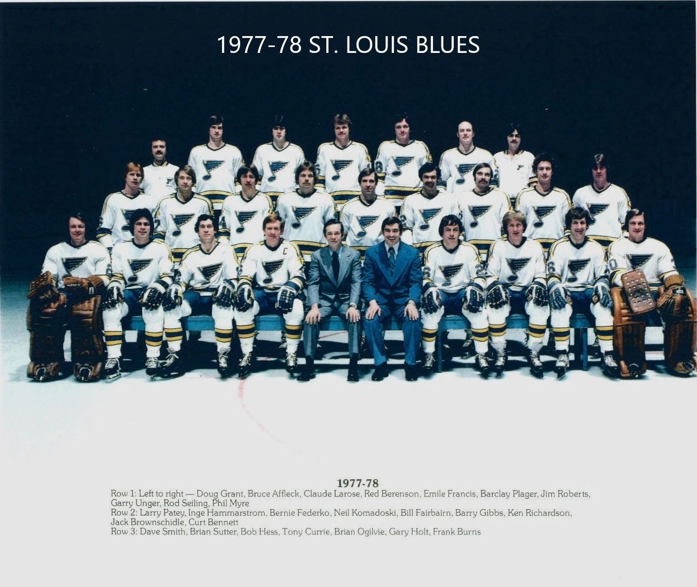 78 St. Louis Blues Team Magnet Hockey Picture Nhl