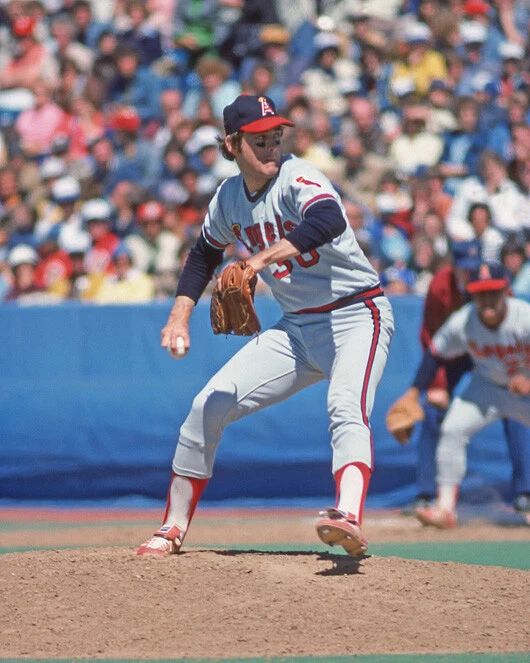 1977 California Angels Nolan Ryan Glossy Photo Print Poster Hof 99 1