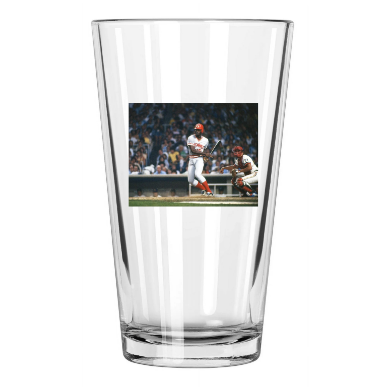 1977 Cincinnati Reds George Foster Photo All Star Game Pint Beer Drinking Glass