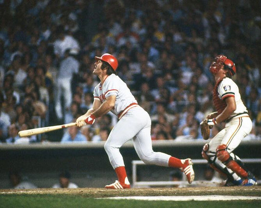 1977 Cincinnati Reds Pete Rose Glossy Photo Poster All Star Game Print