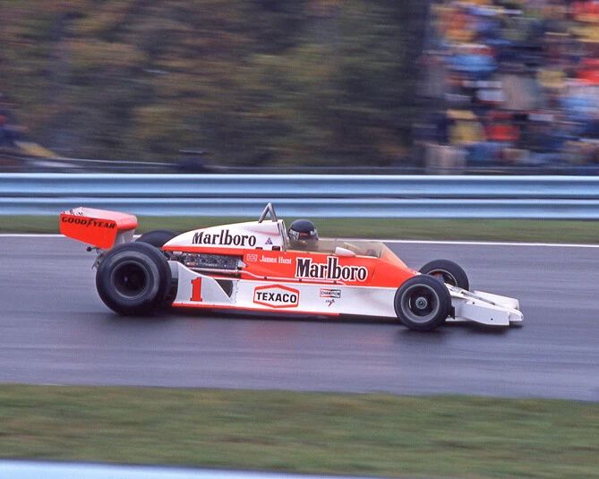 1977 Driver James Hunt Glossy Magnet U.S. Grand Prix East Magnet Mclaren