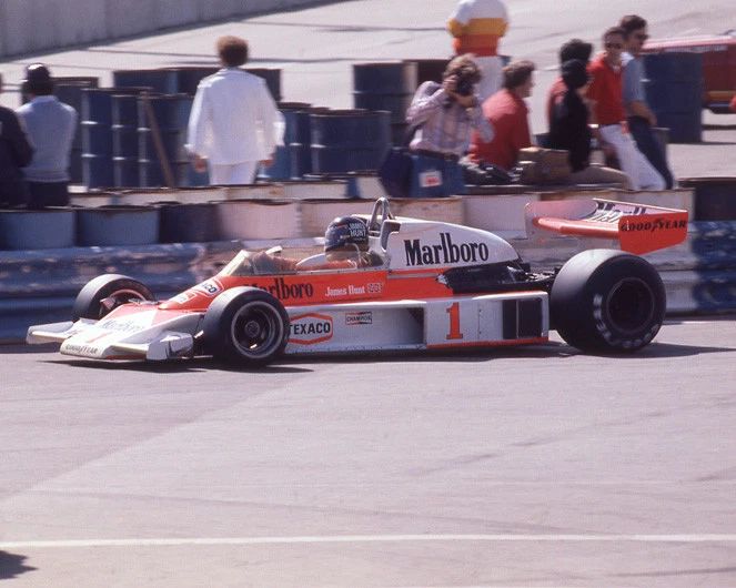 1977 Driver James Hunt Glossy Magnet U.S. Grand Prix West Magnet Mclaren